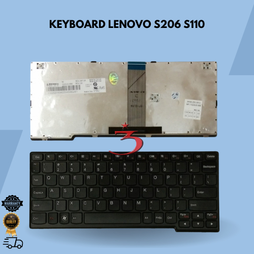 Keyboard Laptop Lenovo S206, S110, S205, S205S Kabel Data Panjang