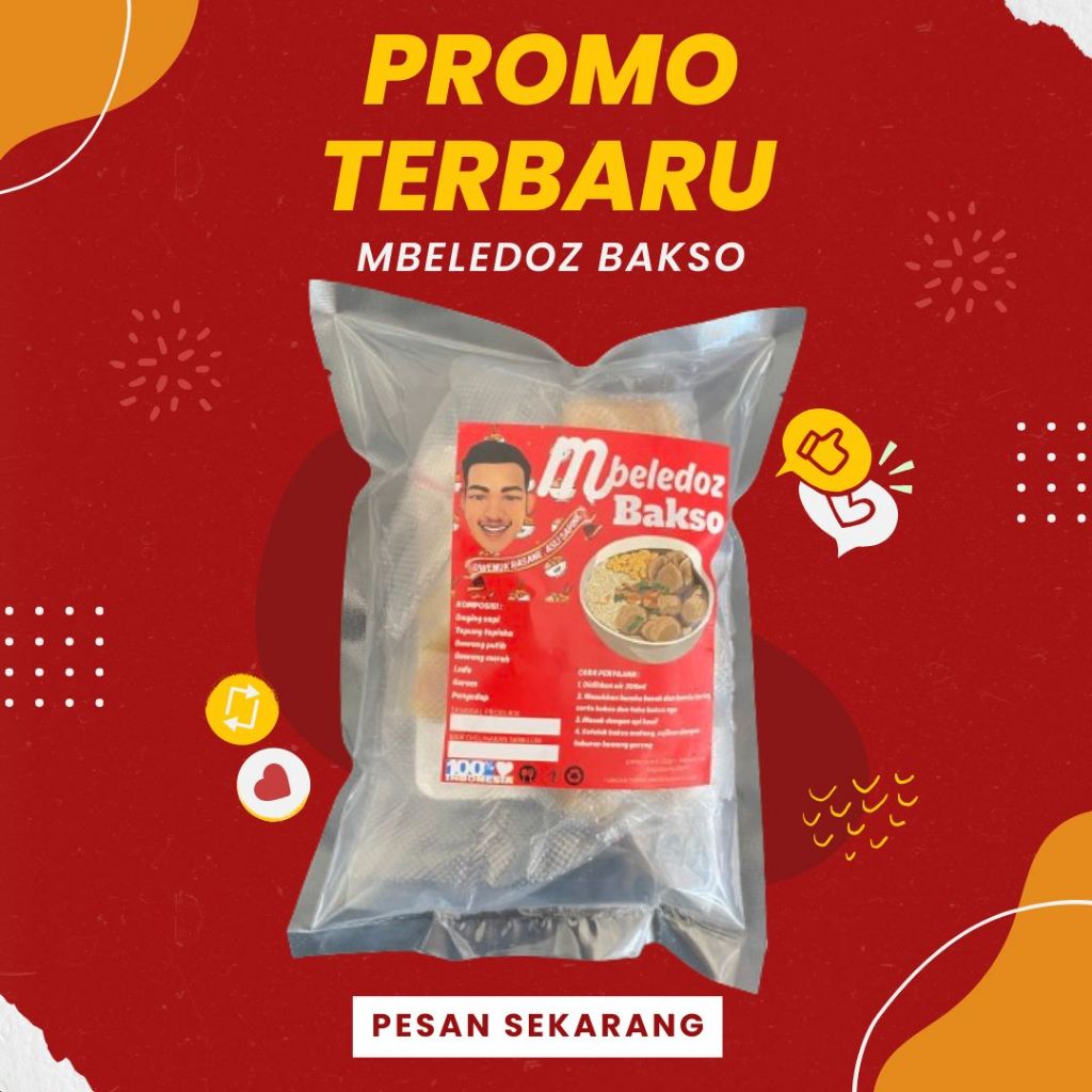 

Mbledoz - Paket 4 Bakso Sapi Paket 1 Tahu Bakso Instant Best Seller