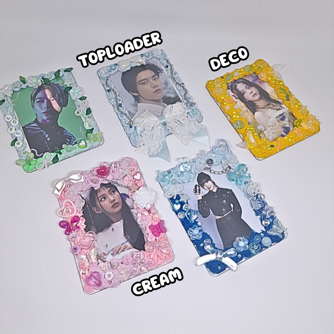 MOHON BACA DESKRIPSI | TOPLOADER DECO CREAM | DECO CREAM | PHOTOCARD | KPOP | TOPLOADER DECO