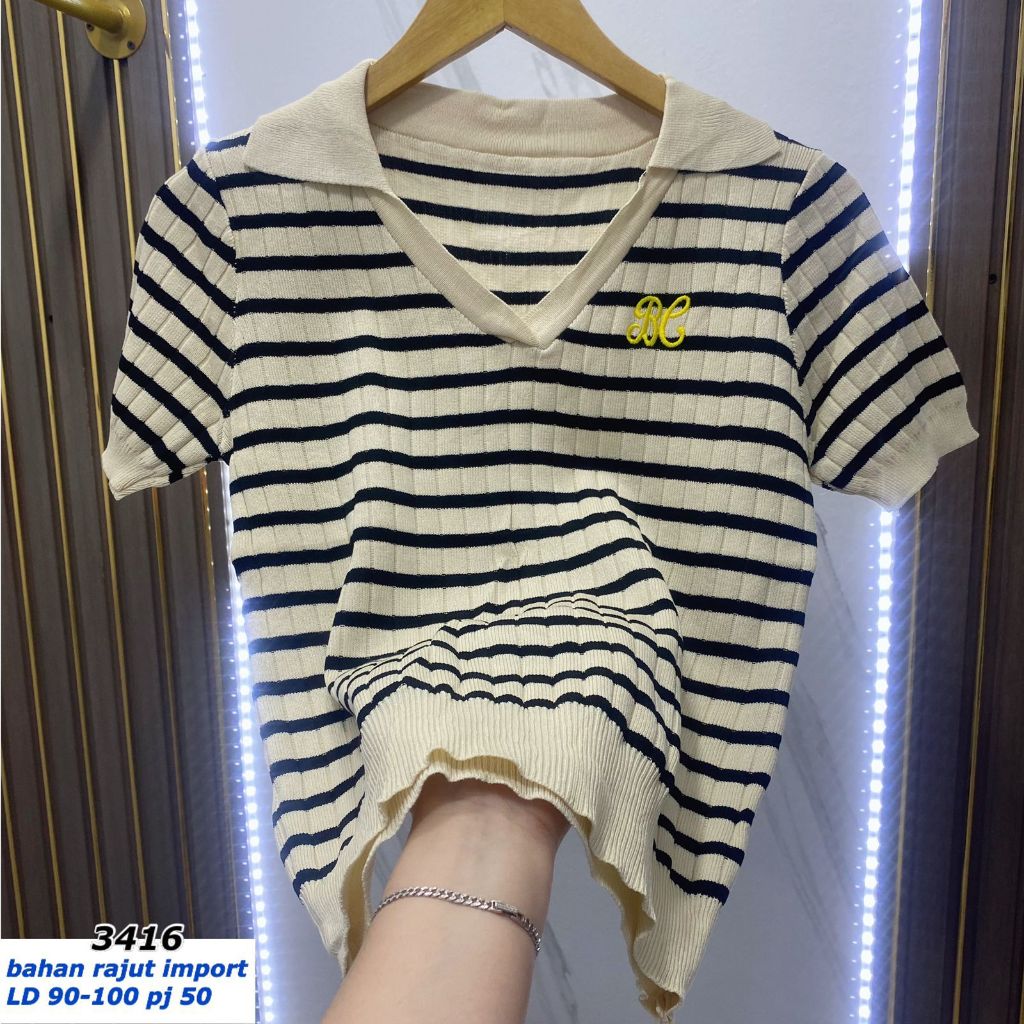 DAFASHIONSHOP / Atasan / Atasan Rajut / Atasan Blouse / Atasan Baju Wanita Kekinian / Atasan Ootd