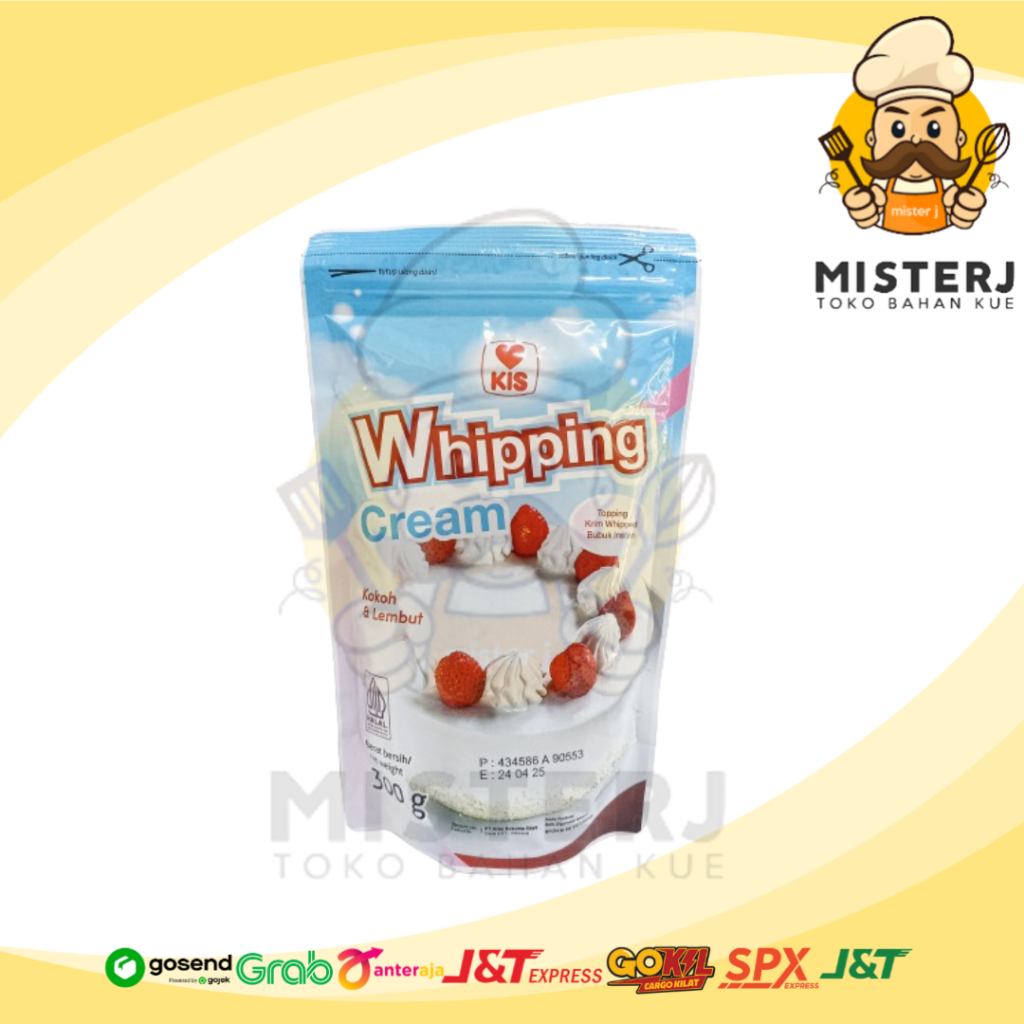 

KIS WHIP CREAM 300 gr | KIS Whip Cream Bubuk 300 gr | Whip Cream Bubuk Best Seller