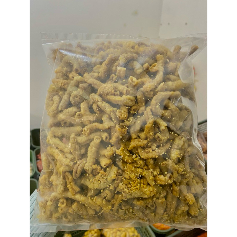

KERIPIK USUS 250gr / KRIPIK USUS AYAM / KERIPIK USUS KILOAN / KERIPIK USUS ASIN GURIH / PEDES DAUN JERUK