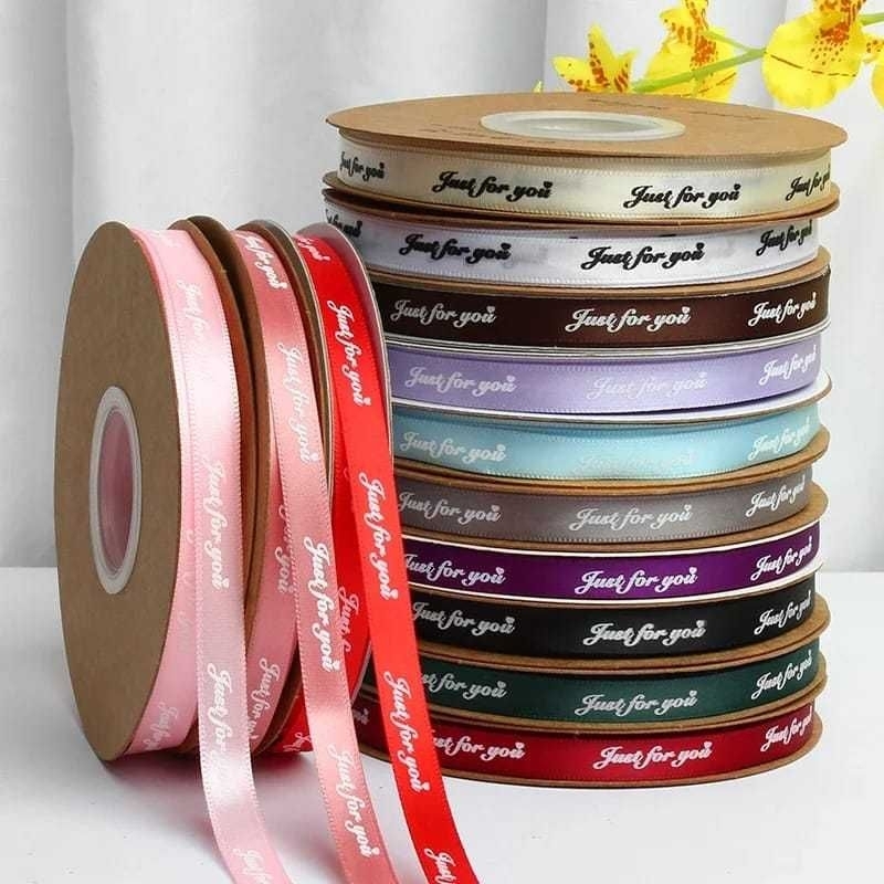 

(Flower World) Pita Satin Just For You Pita Buket Pita Kerajinan Tangan