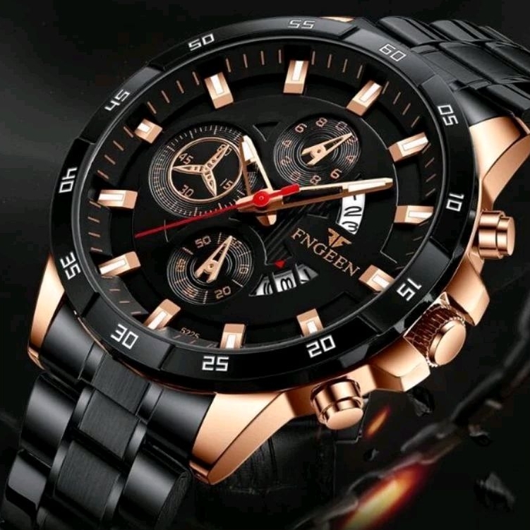 JAM TANGAN PRIA "FNGEEN" 5225 Kualitas Asli "ORIGINAL" GARANSI RESMI UANG KEMBALI