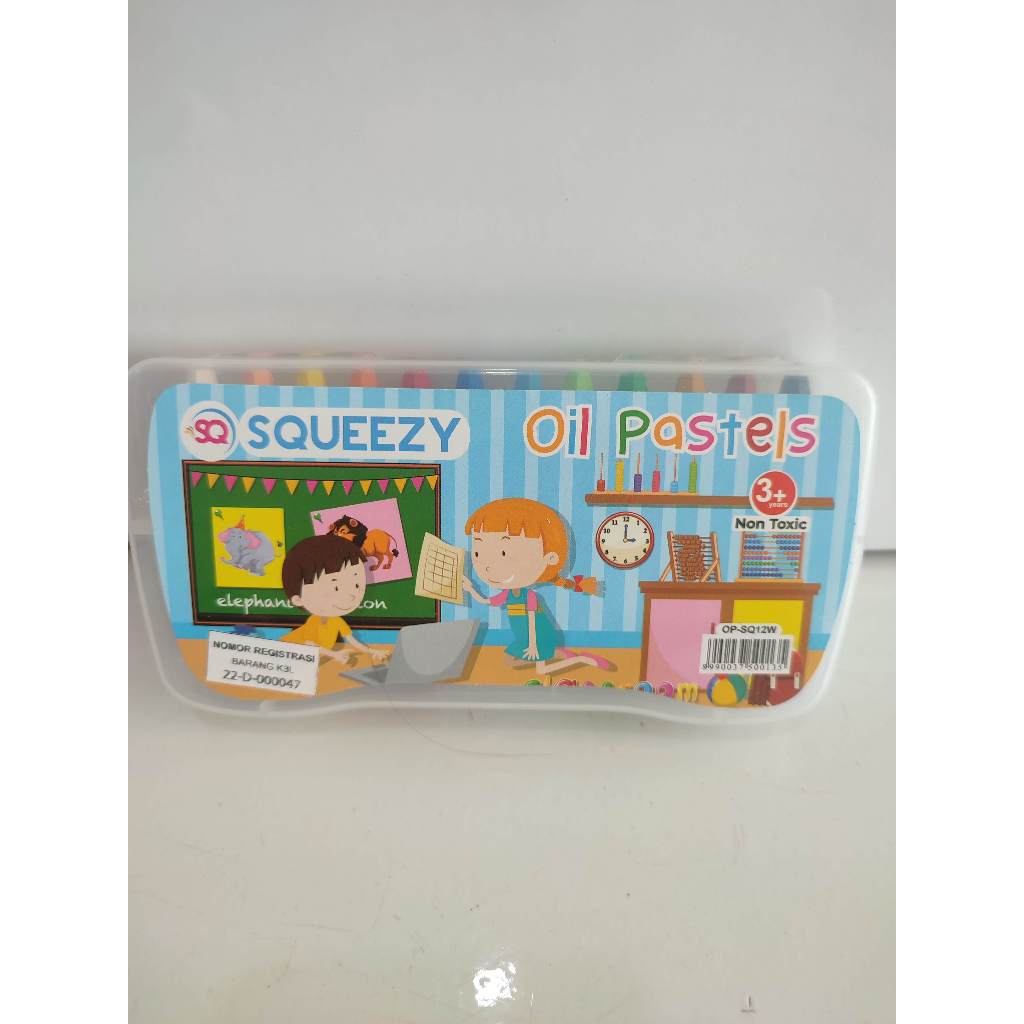 

Crayon Squeezy Oil Pastels Usia 3+