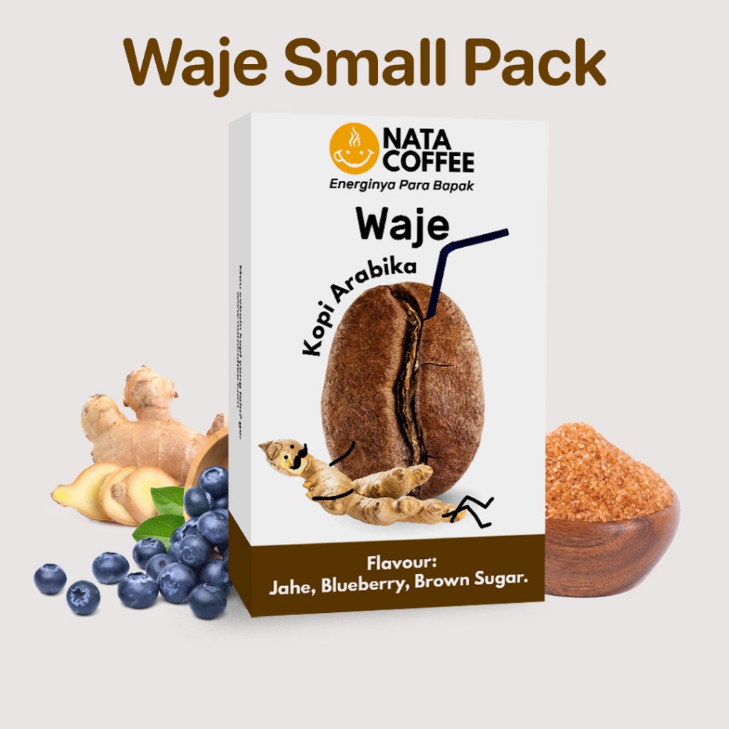 

Kopi Waje Nata Coffee Small Pack - Arabika Kamojang Jawa Barat Biji/Bubuk