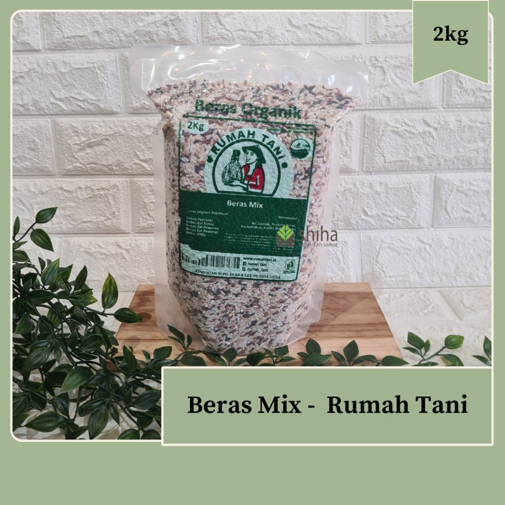 

Beras Organik Mix Rumah Tani 2 kg | Warung Shiha