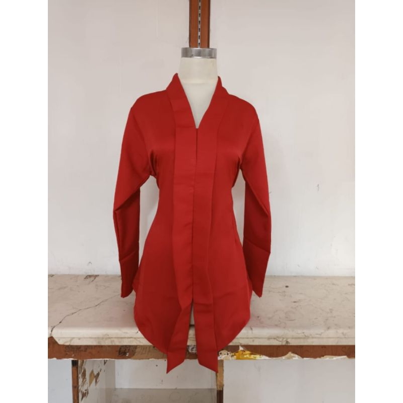Atasan kebaya encim polos // kebaya Kartini // atasan kebaya encim // kebaya adat Betawi // kebaya e