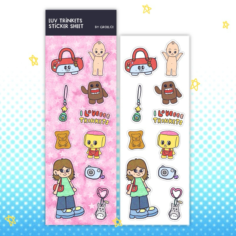 

Groll.cee - Luv Trinkets Sticker Sheet