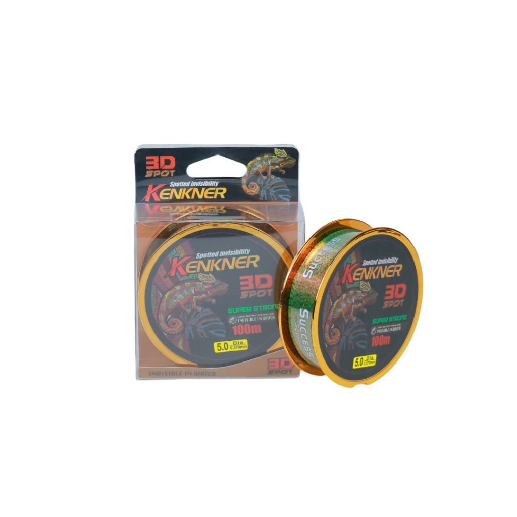 Senar Pancing Nilon 100m Hijau Memancing Garis Speckle Fishing Line
