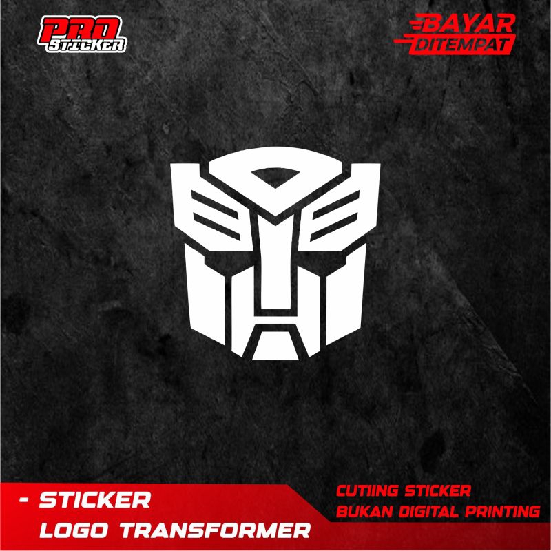 stiker Transformers cutting sticker logo viral transformers