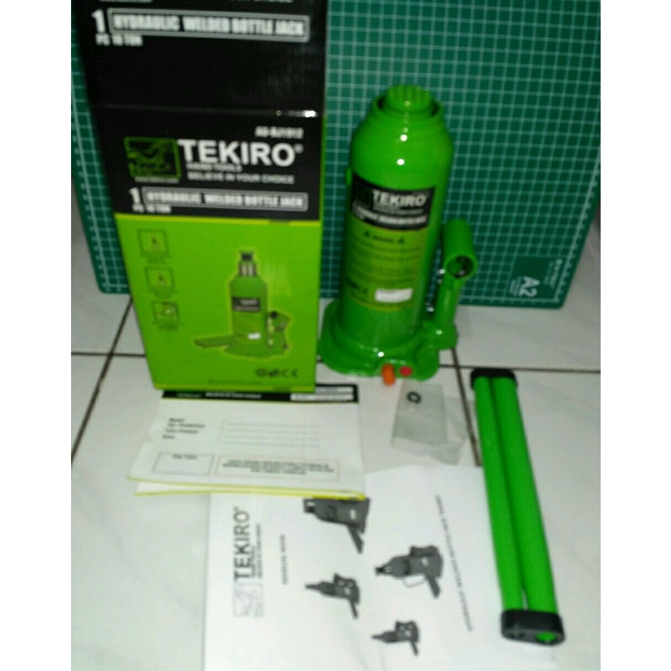 Langsung Beliii TEKIRO  DONGKRAK BOTOL 1 TON  DONGKRAK MOBIL HYDRAULIC  ORIGINAL