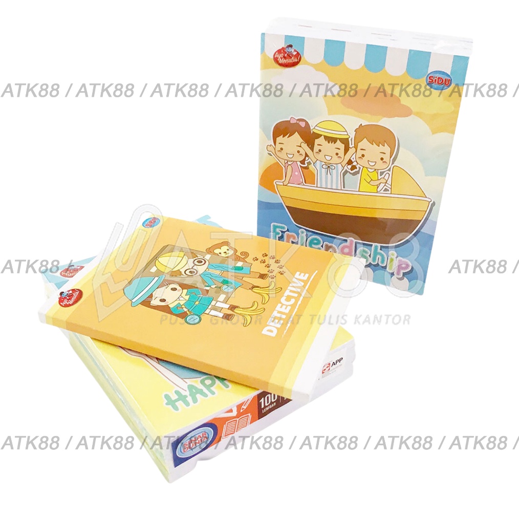 

Buku Tulis SIDU Sinar Dunia 1 Lembar Pak isi 5 Buku KODE Y2Z5