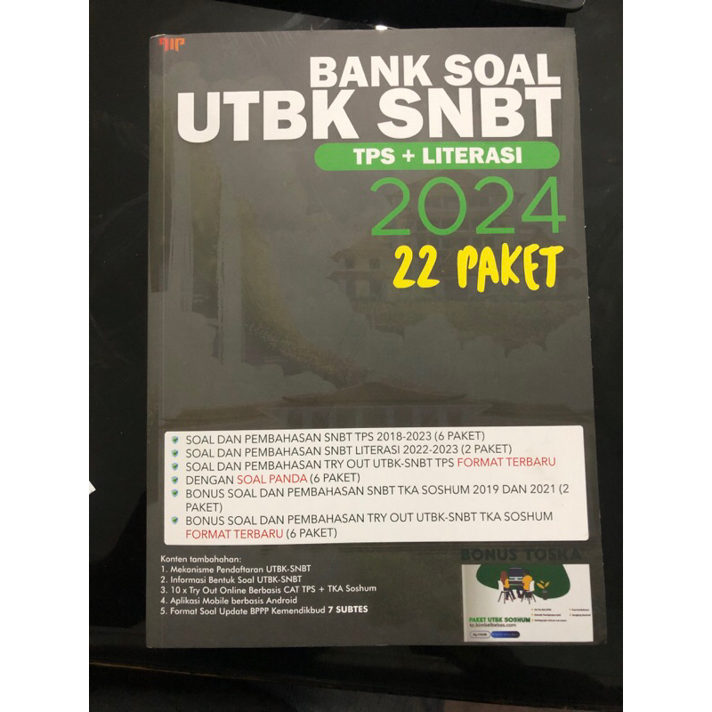 

Buku Bank Soal Latihan UTBK 2024