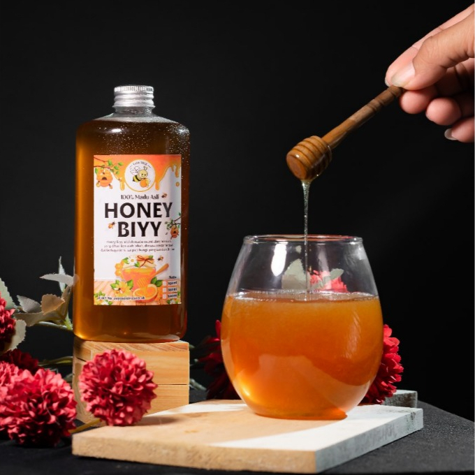 

HONEY BIYY | 500 ML MADU LEBAH (Tawon) 100% Pure Honey MADU ASLI DAN MURNI TANPA CAMPURAN APAPUN