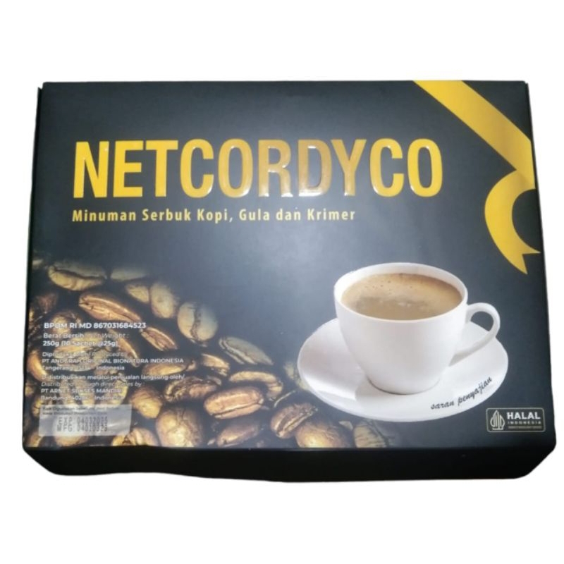 [PROMO] Cordyco coffee Kopi cordyco original kopi 1 box isi 10 sachet @250g Original.