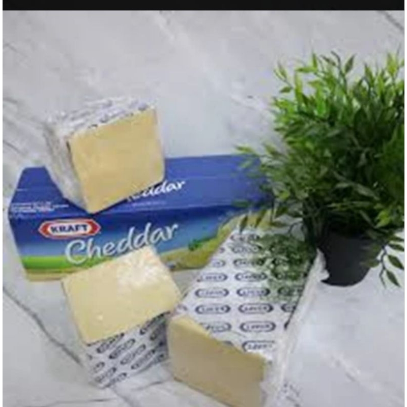 

Keju Kraft premium 1kg/Keju cheddar Repack 1kg