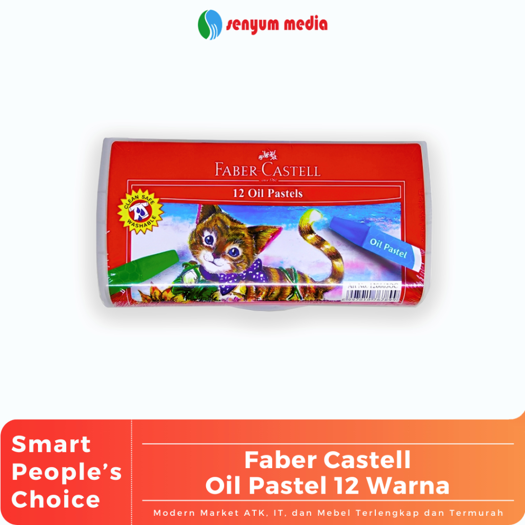 

Crayon Faber Castell Oil Pastel 12 Warna (1 Pcs) (S:PCS)