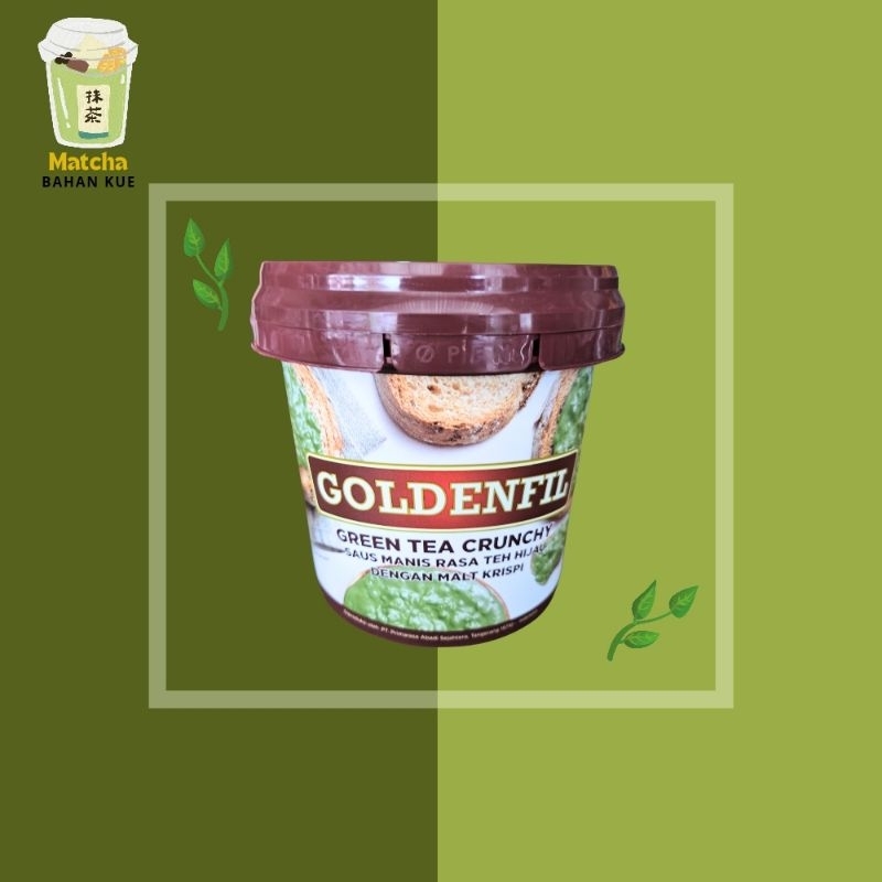 

GOLDENFIL Greentea Crunchy 1 KG - Topping Selai Donat Roti Kue