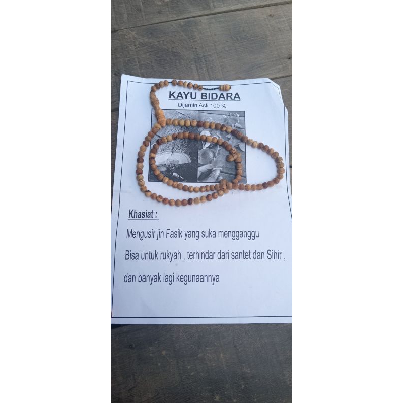 tasbih kayu bidara asli