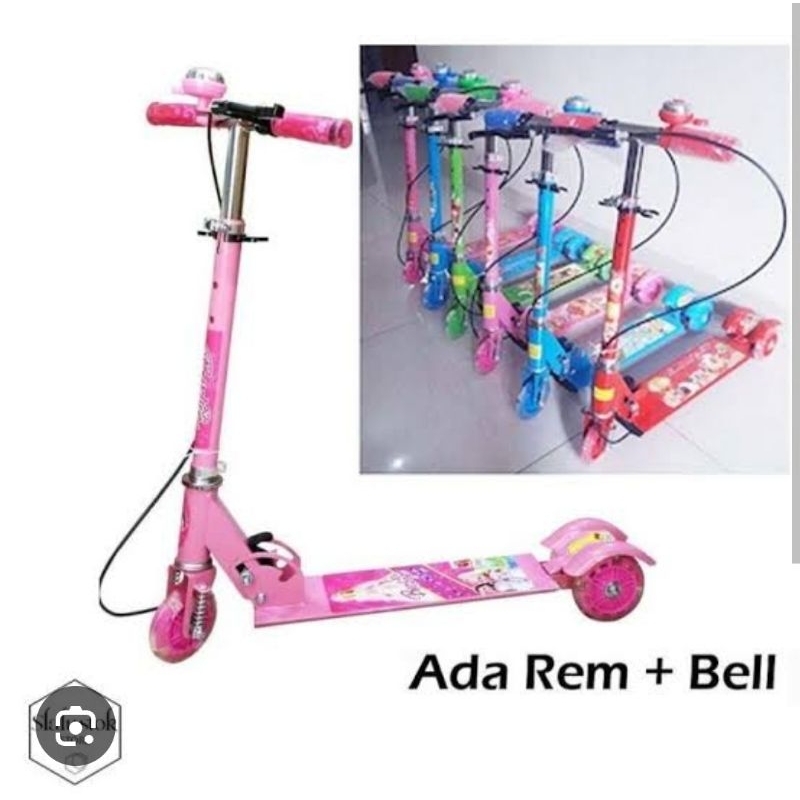PROMO OTOPED SKUTER BESI / SCOOTER MAINAN ANAK / SCOOTER KARAKTER / OTOPED / SKUTER ANAK