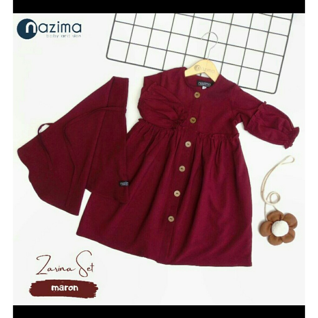 Gamis anak perempuan ,baju Gamis anak perempuan 1-8 tahun model baru zarina