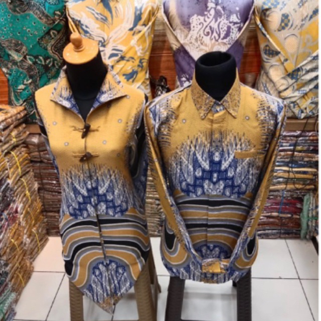 batik couple doby solo premium / kemeja batik doby / tunik doby premium