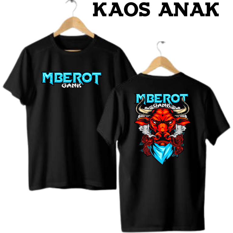 kaos bantengan anak 2-8th / kaos mberot anak / kaos bantengan malang / kaos bantengan anak murah / k