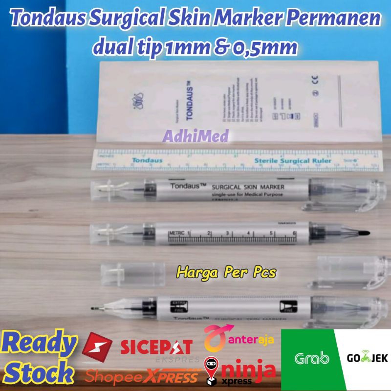 

tondaus surgical skin marker / pulpen penanda operasi / pulpen eylash