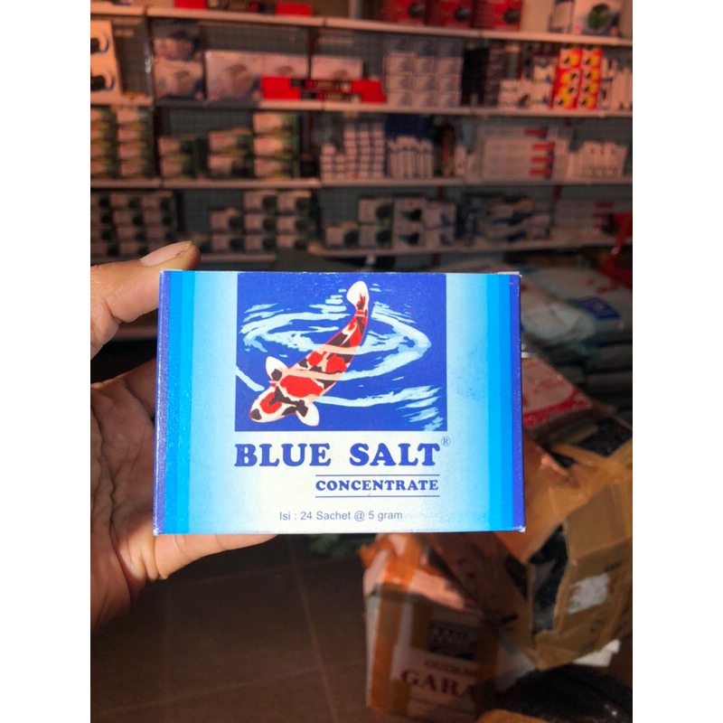 

BLUE SALT CONCENTRATE 5gr obat biru/ anti jamur/fungus/ white spot