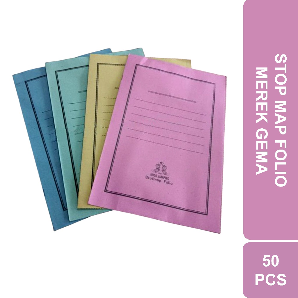 STOP MAP KERTAS FOLIO | 1 PACK ISI 50 PCS