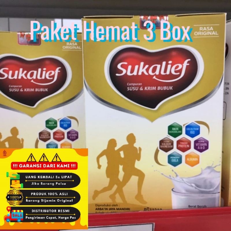 

PAKET 3 BOX SUKALIEF Platinum Sudu Kambing Etawa Pernafasan Dan Tulang Keropos Isi 200gr