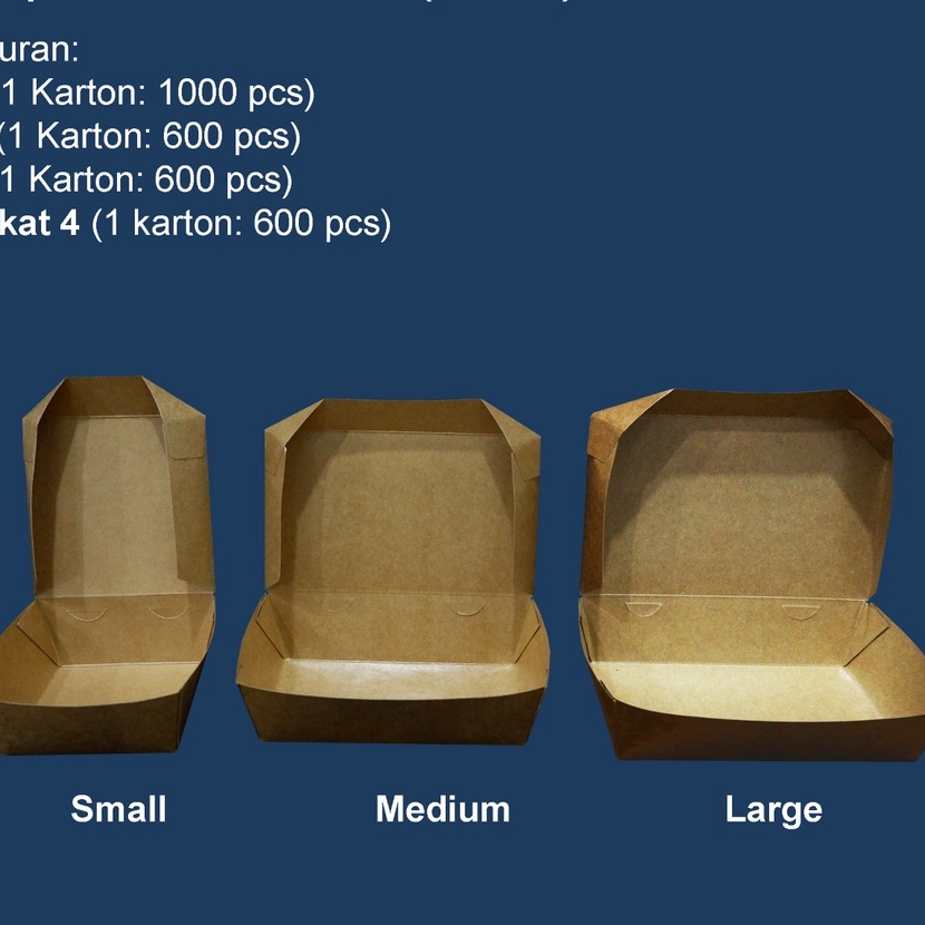 

Pilihan Paper Lunch Box Craft S Kotak Makan Kertas Ukuran S