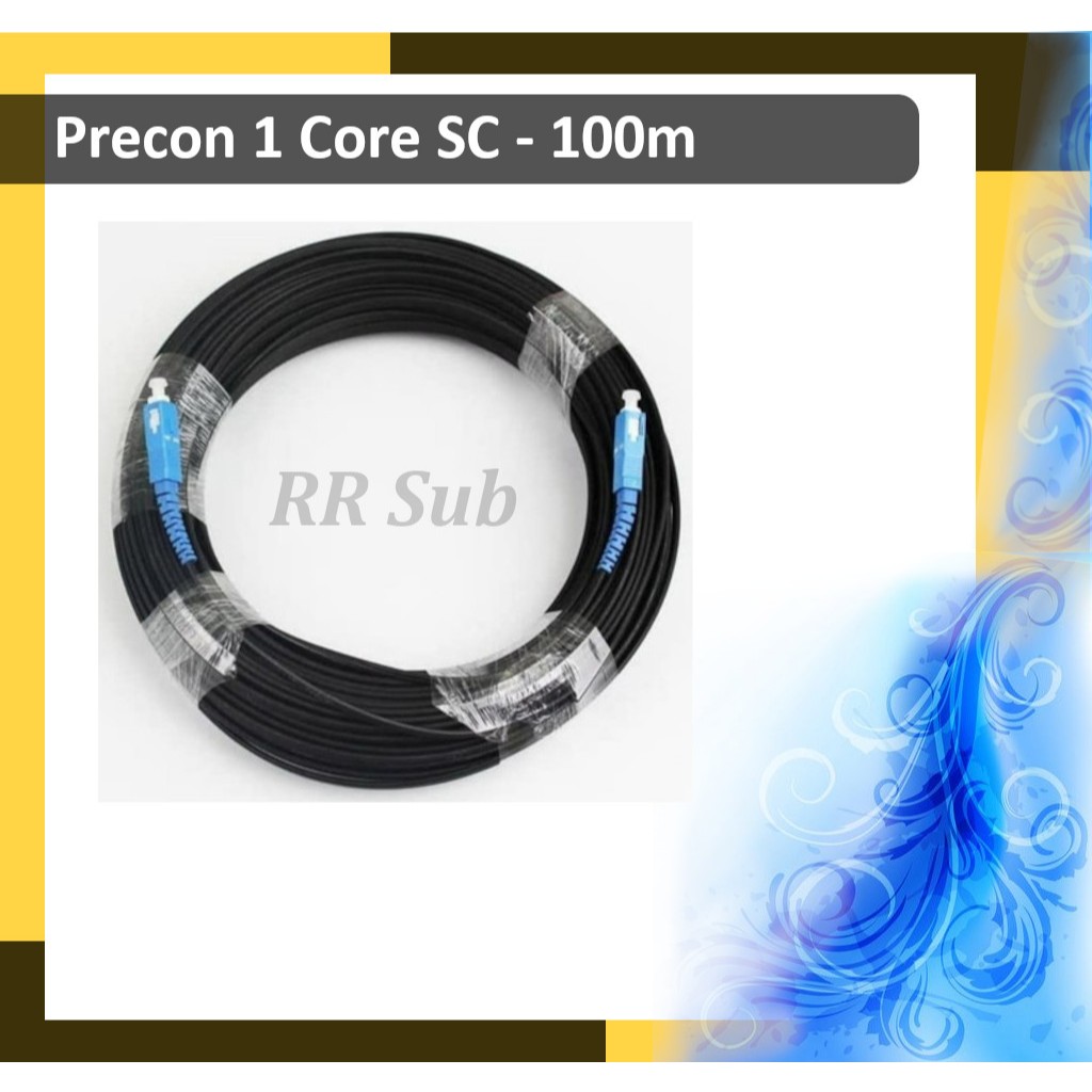Precon 100m kabel FO/fiber optic cable single mod - 3 seling