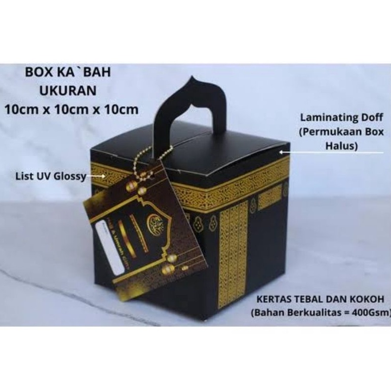 

FANTASTIS 5pcs Box Dus Kabah Oleh Oleh Haji Umroh