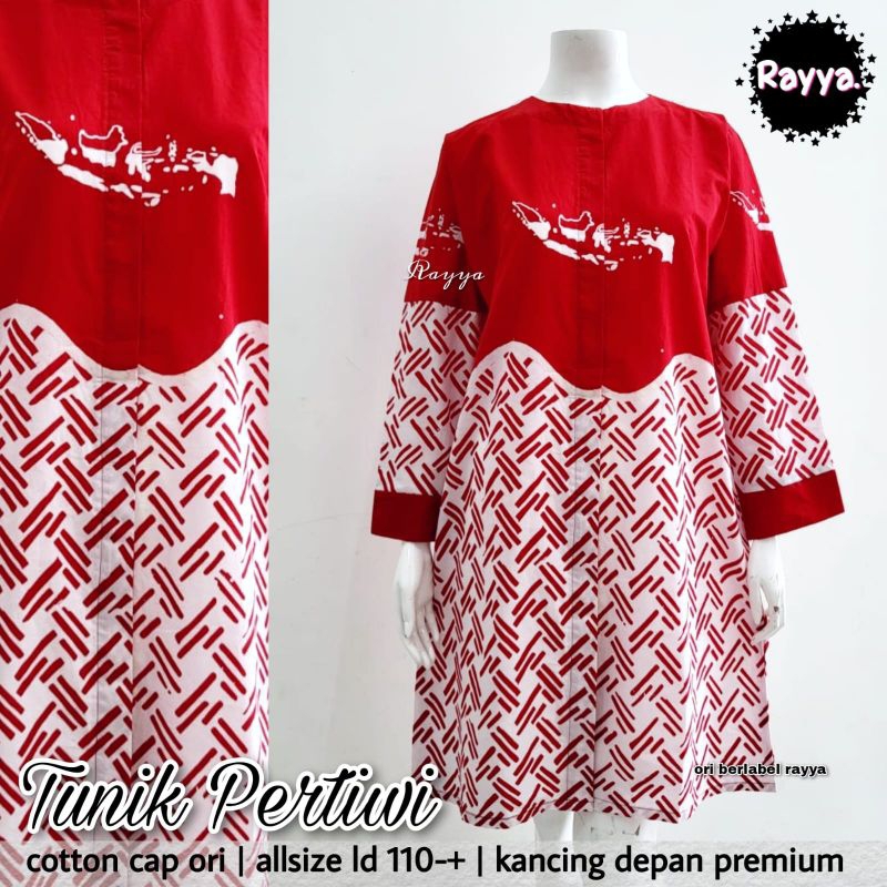 Tunik batik pertiwi ori by rayya