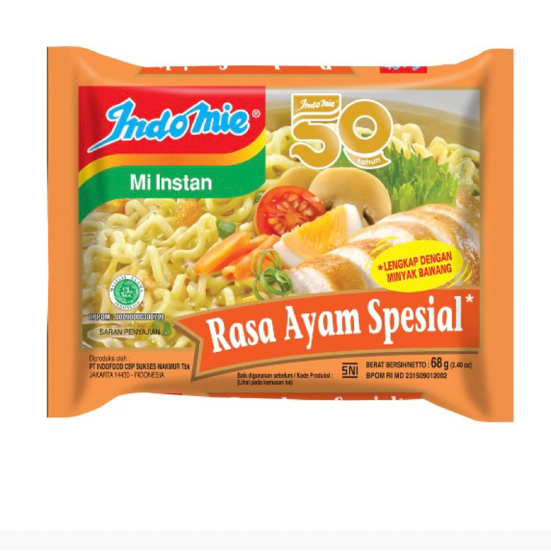 

Expired Desember 2024 Indomie Instant Noodle Mie Instan 85 gr Mi Rebus Kuah Rasa Ayam Spesial