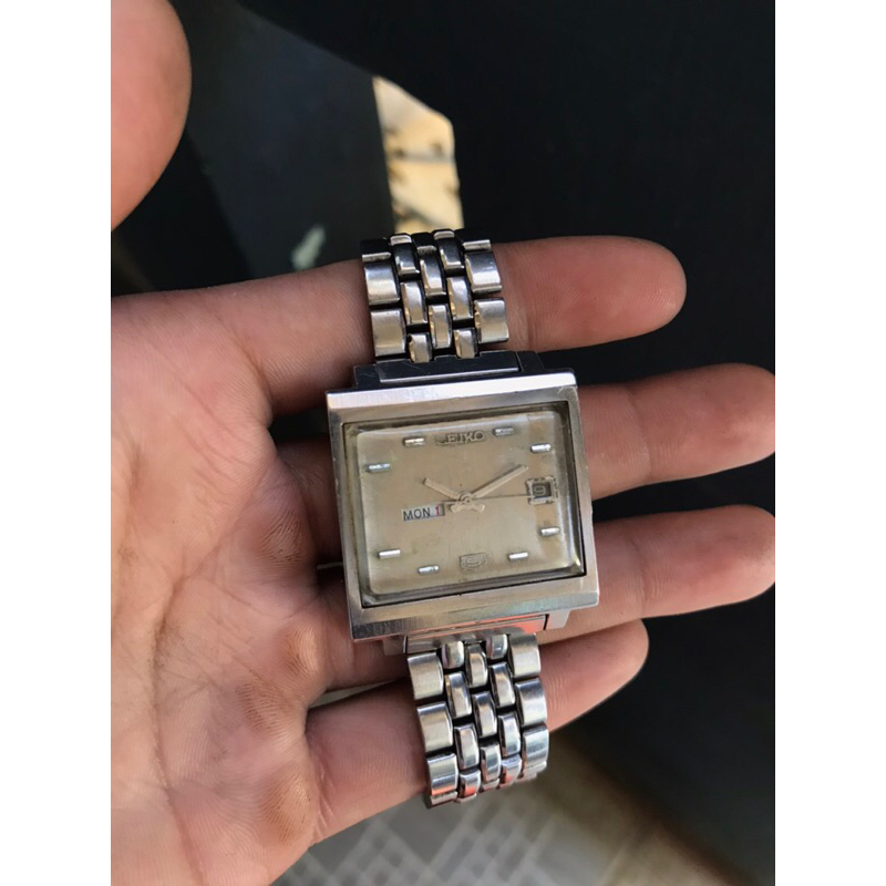 JAM TANGAN SEIKO AUTOMATIC MANHATTAN KOTAK 6119-5000