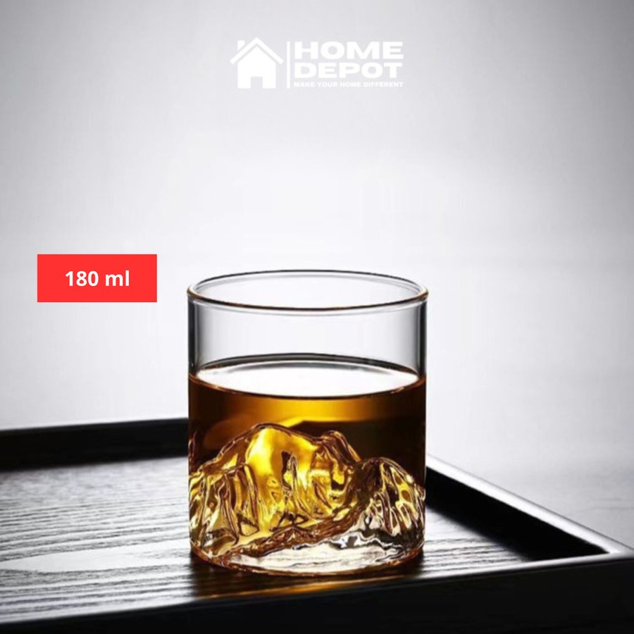 Gelas Kaca Unik Whiskey Japanese Style Whiskey Cup 180ml