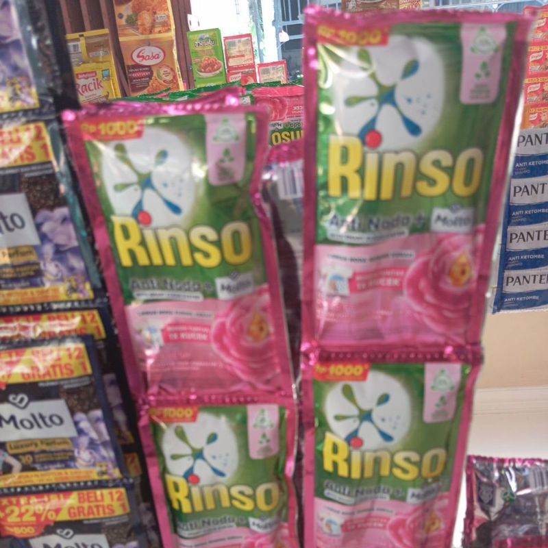Rinso Cair Sachet Rose Fresh 38 ml