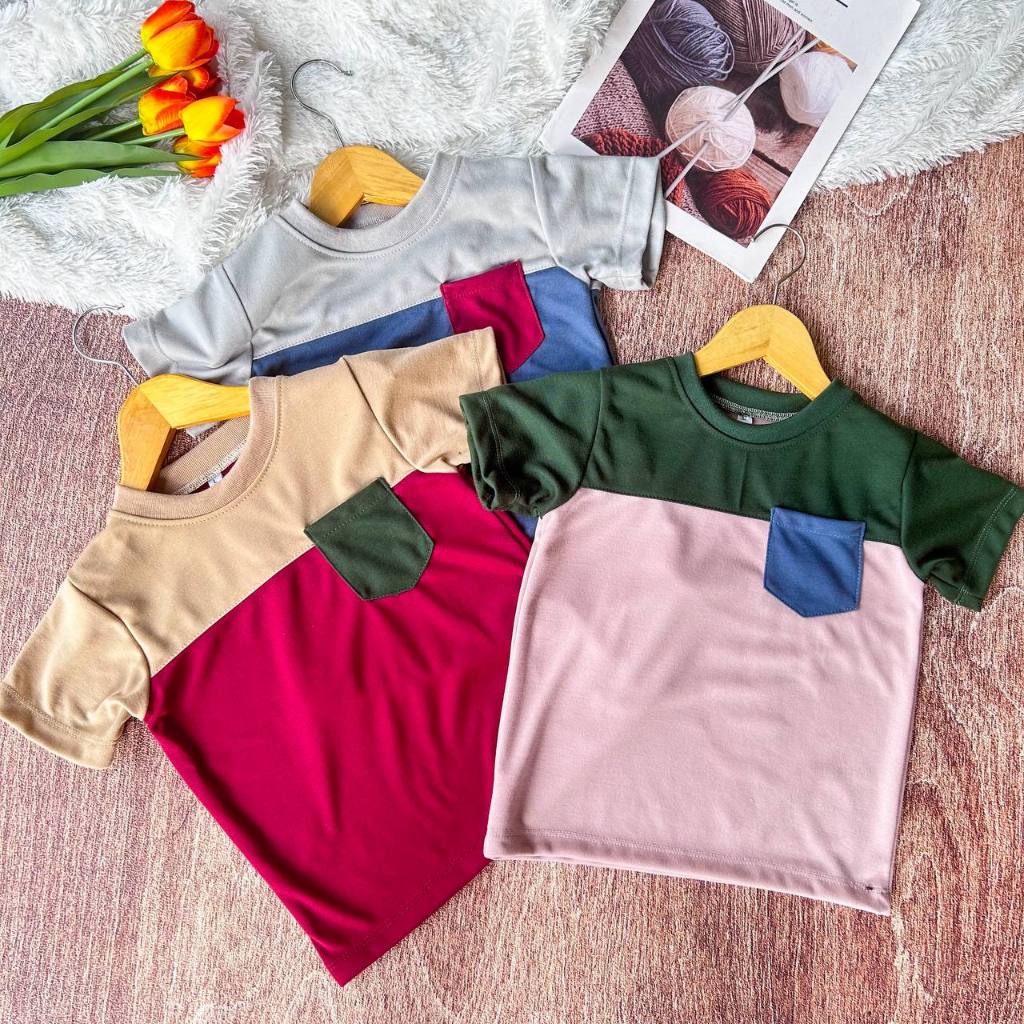 Kaos Anak Two tone tee