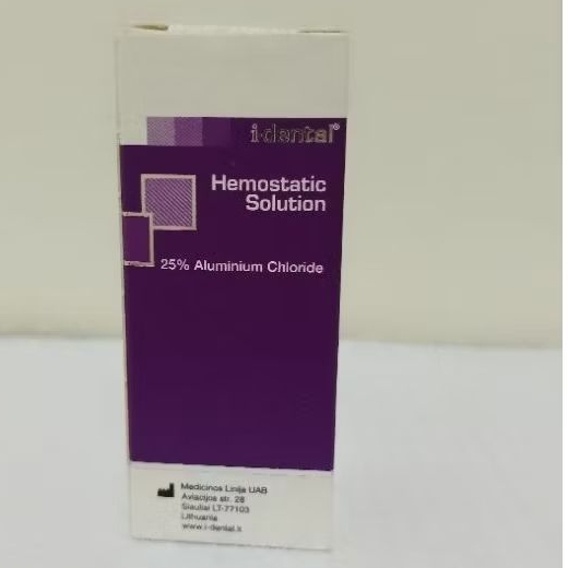 Hemostatic solution / agent / Dental aluminium chloride / cairan viscostat menghentikan darah