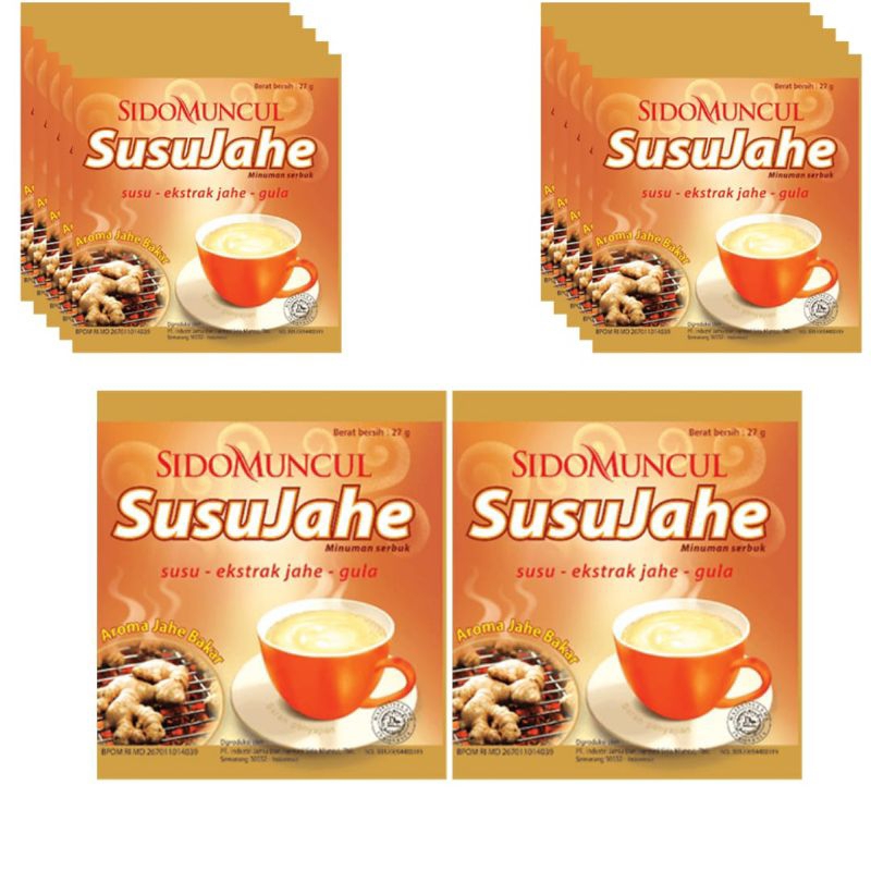 

SUSU JAHE SIDOMUNCUL | MINUMAN SERBUK | 1 PACK ISI 10 SACHET