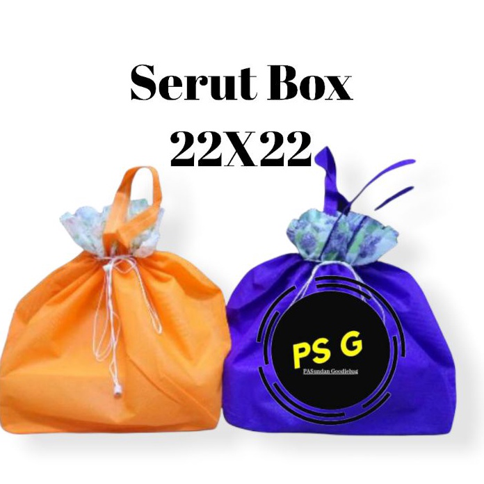 

Wow Tas box nasi hajatanspunbondserut 22x22isi 12pcs