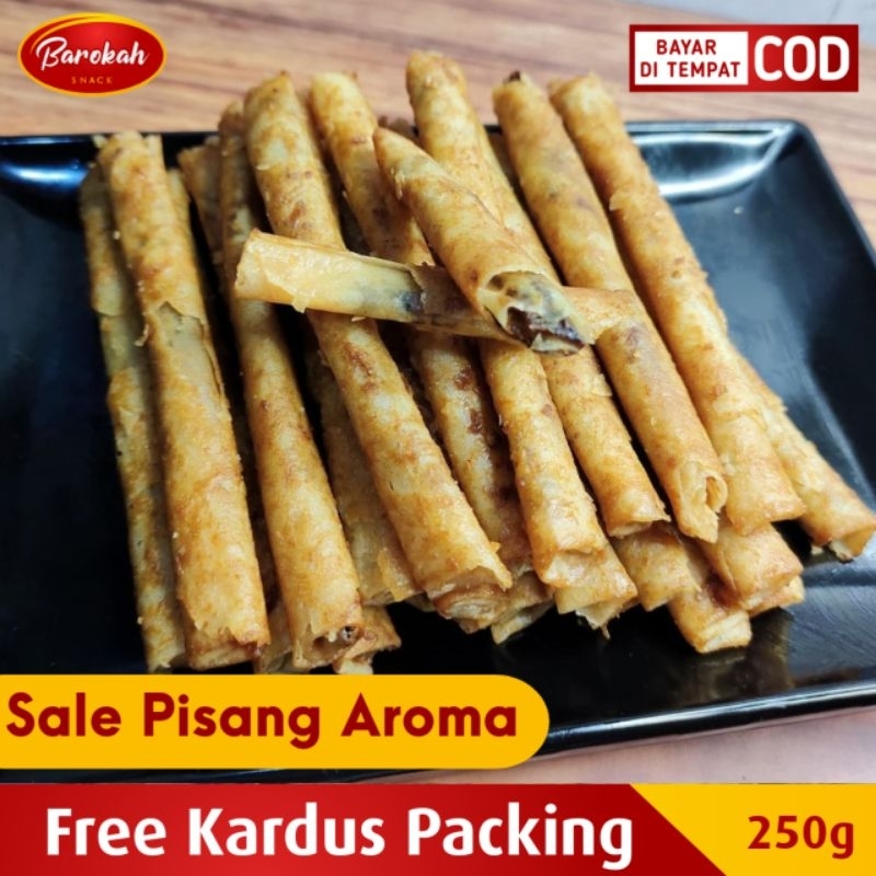 

Keripik Sale Pisang Lumpia Aroma Crispy Kiloan Kemasan 250 Gram