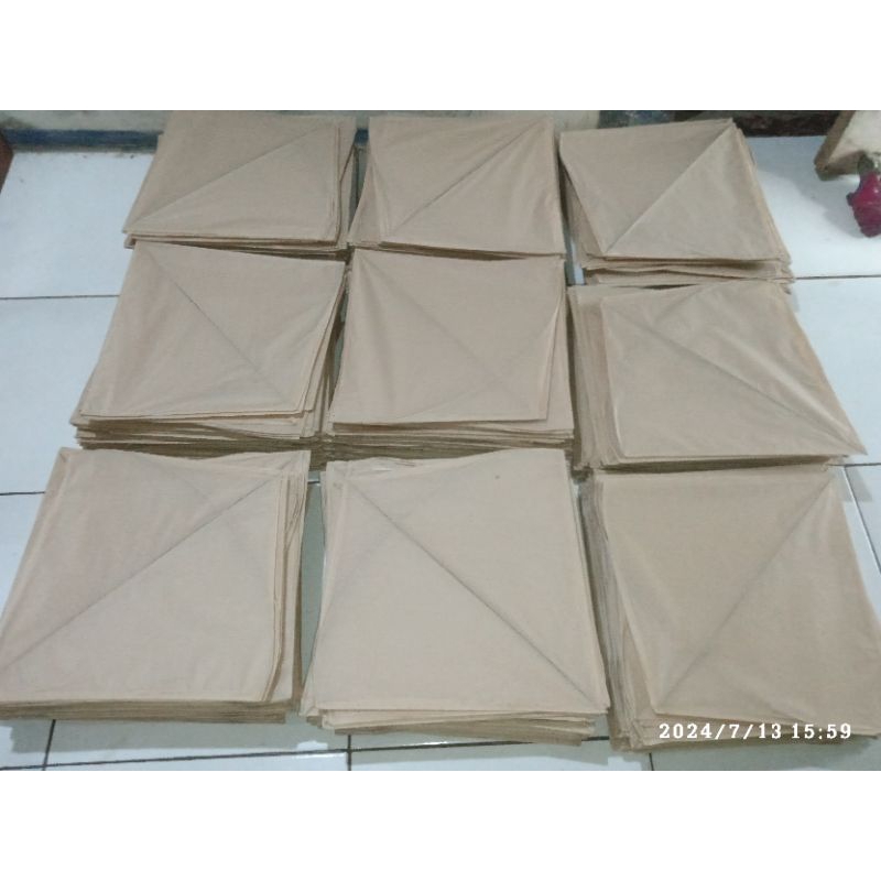 LAYANGAN JABRUKAN / SAYUR KERTAS COKLAT POLOS