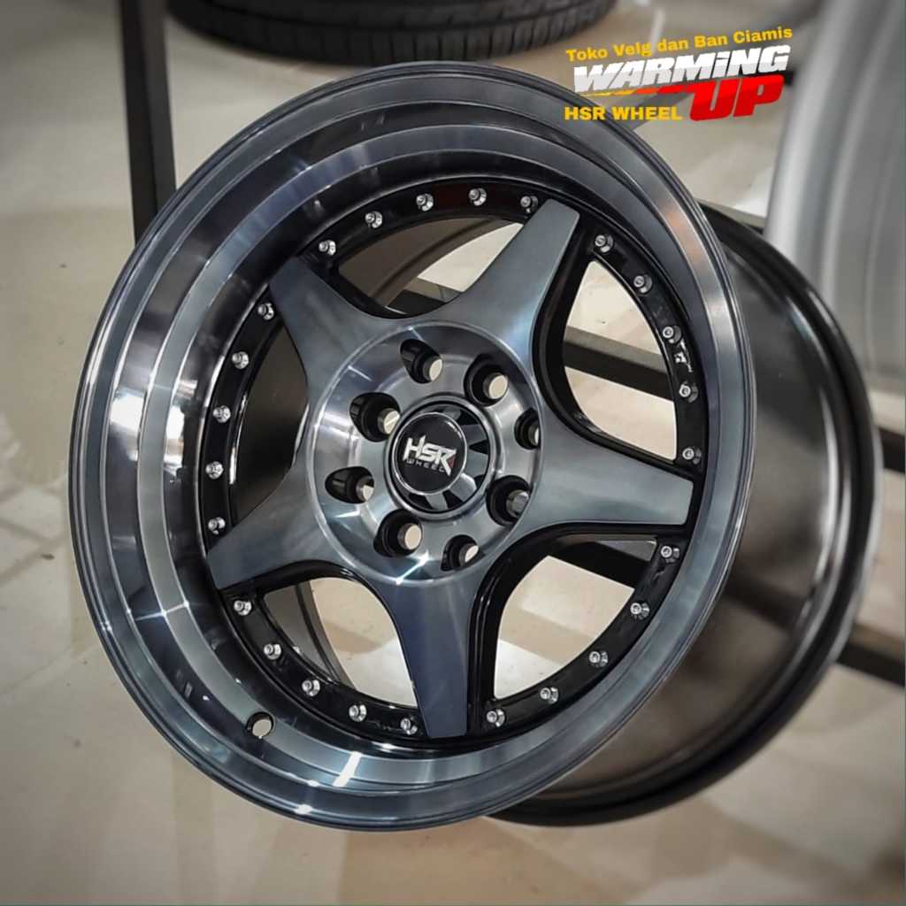 Velg Celong HSR KOBROR RING 15 LEBAR 7/8,5 PCD 4X100/114,3 FOR MOBIL CITY, VIOS