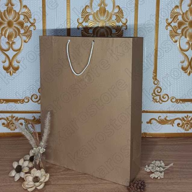 

KP8 Paperbag Polos Coklat Folio 25 x 35 isi 12pcs