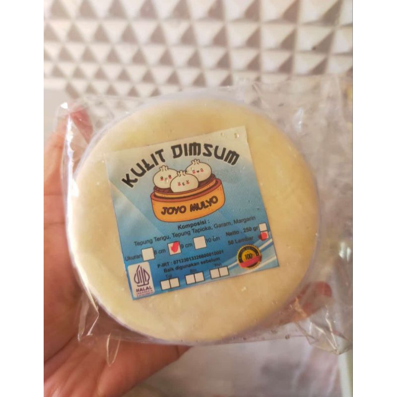 

Kulit dimsum isi 50 lembar uk 10cm