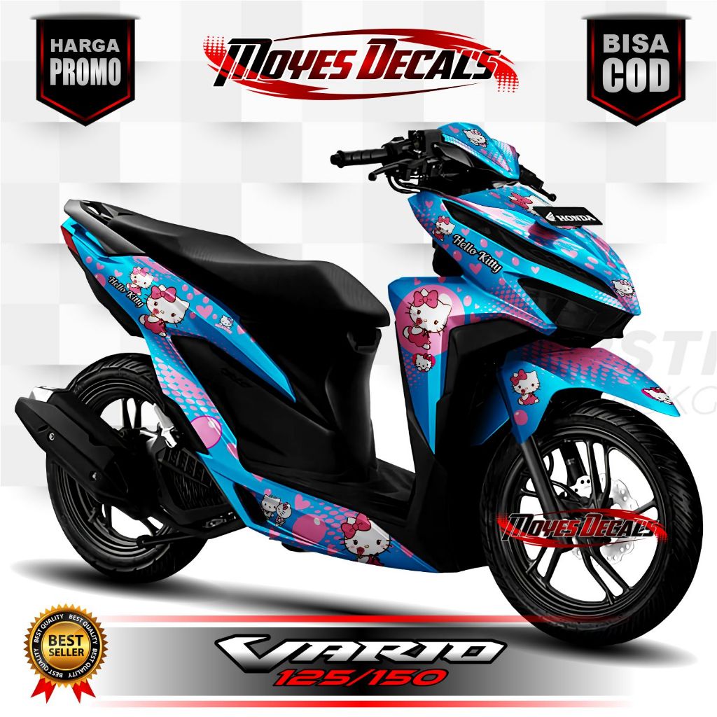 Decal Motor Vario 125/150 Keyles 2018-2019 - Stiker Motor Vario 125/150 Keyles 2018-2019 Fullbody Pr